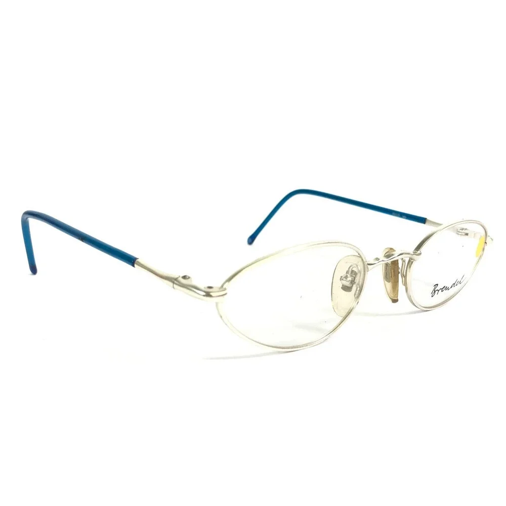 Brendel Eyeglasses Frames MOD.4577 COL.1 Blue Matte Silver Wire Rim 50-21-140